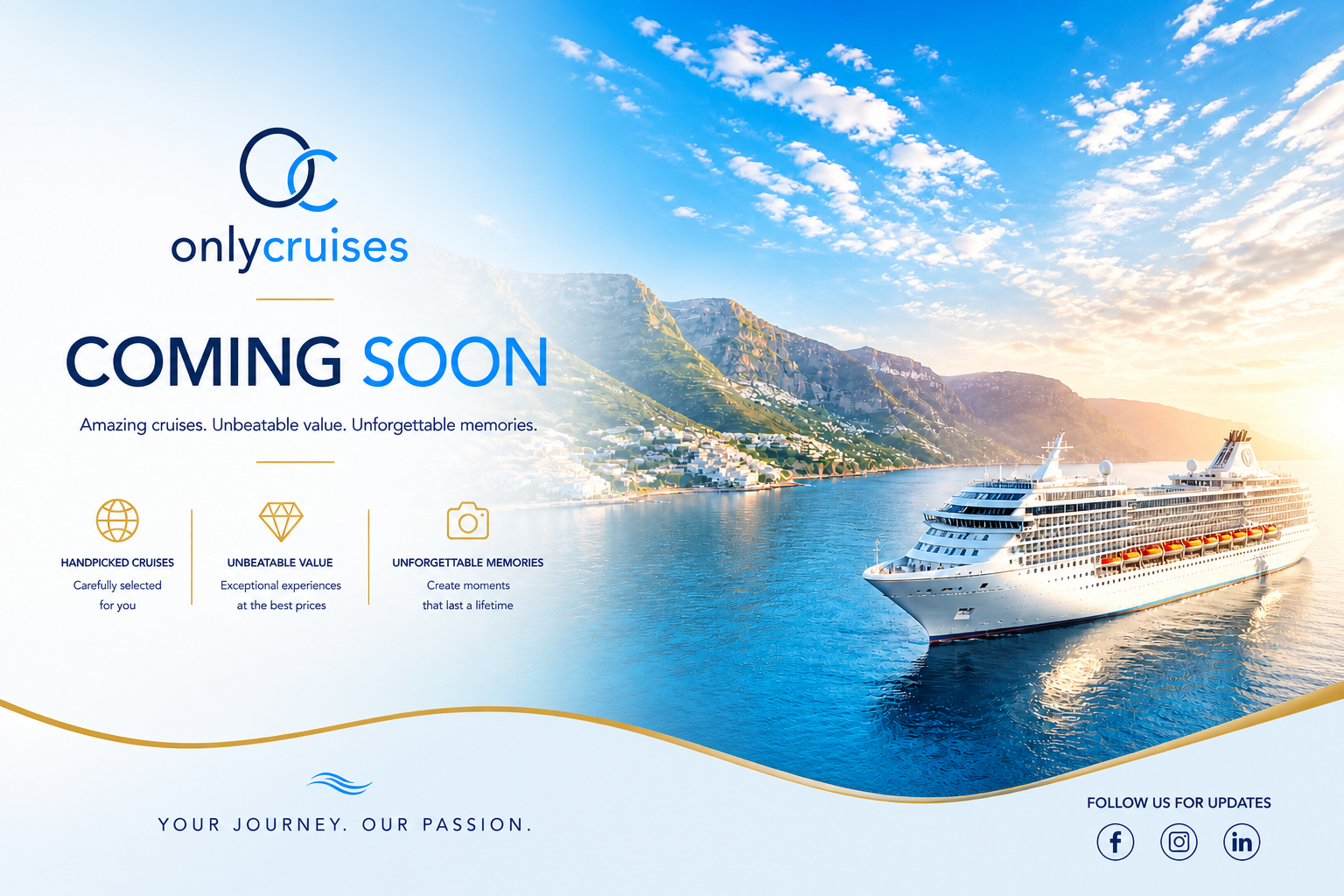 Onlycruises coming soon